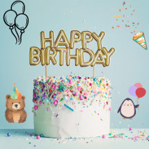 Birthday designs with heart