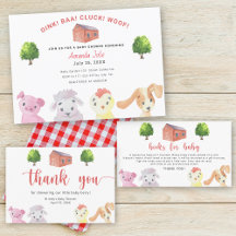 Farm baby shower
