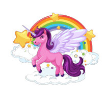 Unicorn and Rainbows Birthday