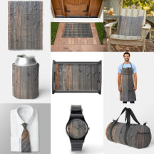 Weathered Redwood Fence Closeup Photo Image Print