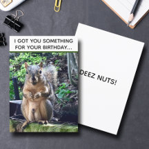 Funny Squirrel Deez Nuts Photo Gifts