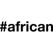 AFRICAN Hashtag Sticker