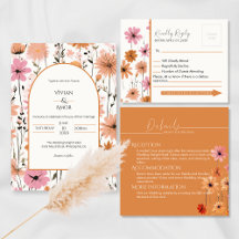 Peach Floral Wedding