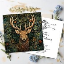 Deer or Stag in Magic Forest