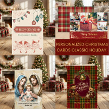 Personalized Christmas Cards | Classic Holiday