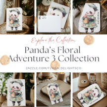 Floral Panda Collection 3