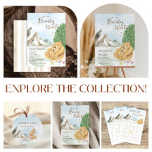 Charming Neutral Woodland Bear Baby Shower