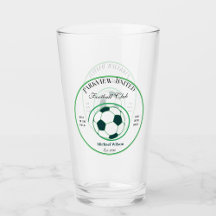 Soccer Football Club Bar Beer Glasses
