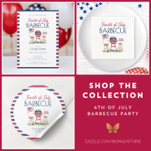 4th of July Barbecue BBQ Summer Party Collection