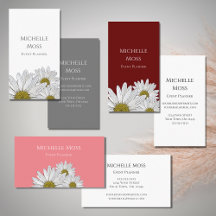 Elegant Floral Botanical Daisy Home Office