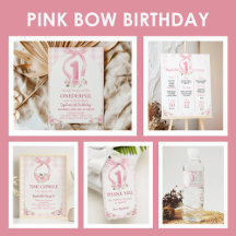 Pink Bow Birthday