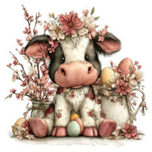 Whimsical Easter For Decoupage Shells