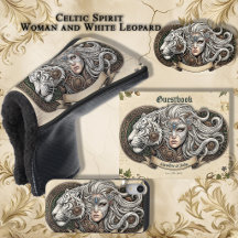 Celtic Spirit – Woman and White Leopard