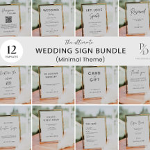 WEDDING SIGNAGE PACKAGE TEMPLATE