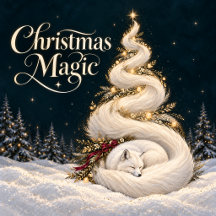 Whimsical Fox Christmas Magic