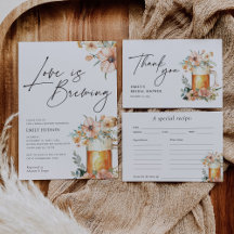 Love is Brewing Beer Floral Bridal Shower
