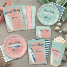 Beach Baby on Board Coastal Baby Shower