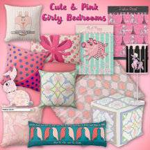 Home Decor -- Cute & Pink Girly Bedrooms
