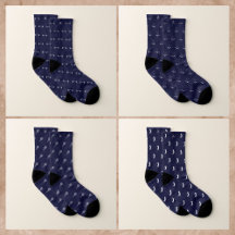 Custom Socks - Monogrammed Initials 
