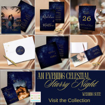 An Evening Celestial Starry Night Wedding Suite