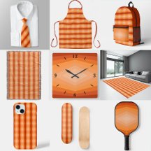 Shades Of Orange Geometric Abstract Art 