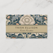 v William Morris Business Cards