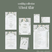 A Floral Affair Wedding Invitations
