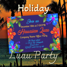 Hawaiian Christmas Party