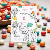 5th Anniversary cute animal.