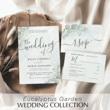Boho Eucalyptus Garden Wedding Collection