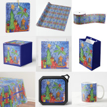 Whimsical Christmas Cheer Watercolor Painting