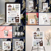 Paris French Cafe Patisserie Baby Shower