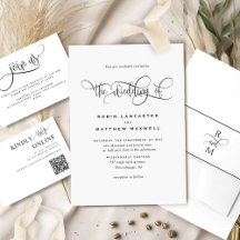 Elegant Modern Romantic Fine Calligraphy