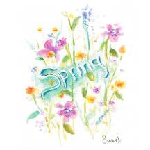 Spring flower collection