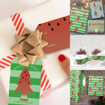 Watermelon Tree Gift Wrapping Supplies