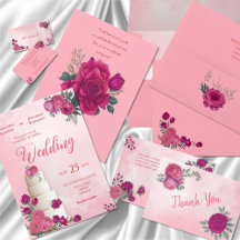 Magenta Inspired Rose Wedding