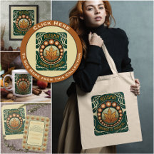 Autumn, Change is Magical Vintage Style Artwork