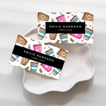 Coffee Cups Business Cards Collection