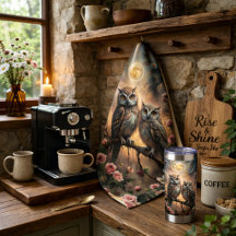Majestic Woodland Owl Home Decor