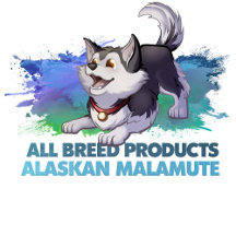 Alaskan Malamute | Cute & Vocal Puppy Dog Art