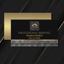Luxury Roofing Business Cards