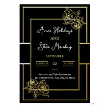 Elegant Wedding Invitation