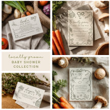 Locally Grown Baby Shower Rustic Farmer’s Market