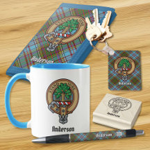 Clan Anderson Tartan and Crest Collection