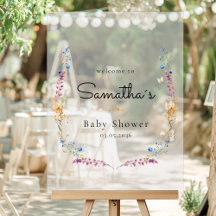 Little Wildflower Boho Dream - Baby Shower Collect
