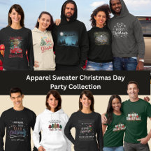 Apparel Sweater Christmas's Day Party 