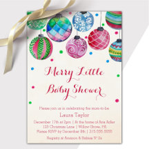 Merry Little Baby Shower Collection
