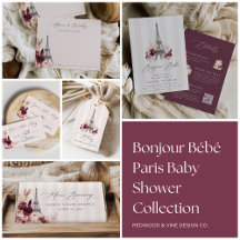 Bonjour Bebe Paris Baby Shower