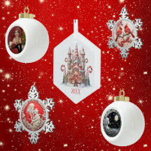 Festive Christmas ornaments