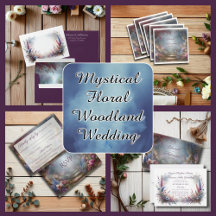 Mystical Floral Woodland Wedding